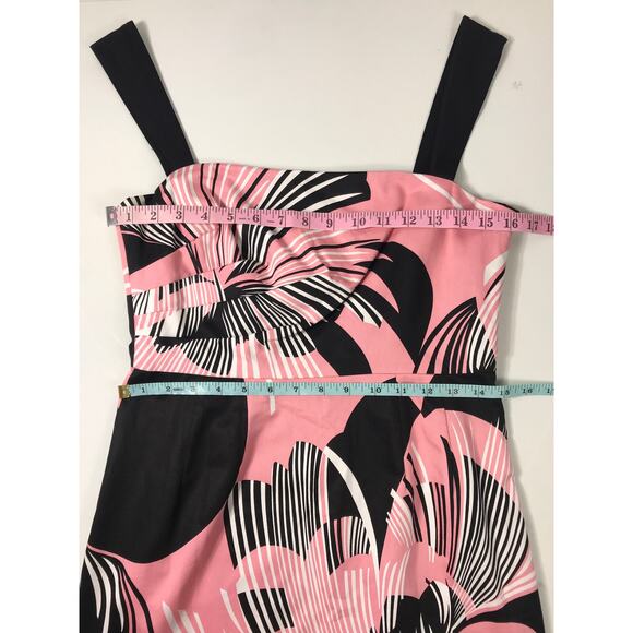 New Elie Tahari Women's Ginny Dress Pink Flower - Picture 13 of 14